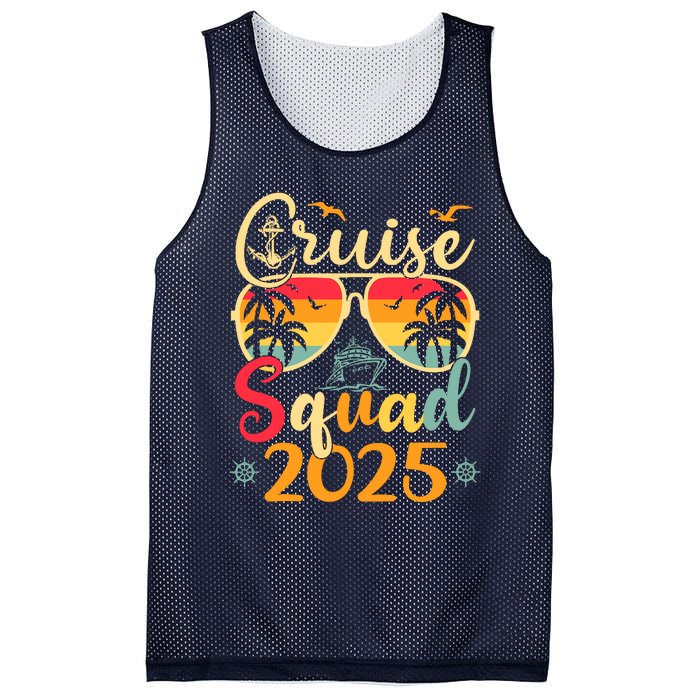 Cruise Squad 2025 Summer Vacation Matching Family Cruise Mesh Reversible Basketball Jersey Tank