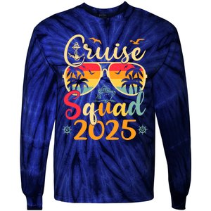 Cruise Squad 2025 Summer Vacation Matching Family Cruise Tie-Dye Long Sleeve Shirt