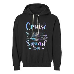 Cruise Squad 2024 Matching Family Vacation Garment-Dyed Fleece Hoodie