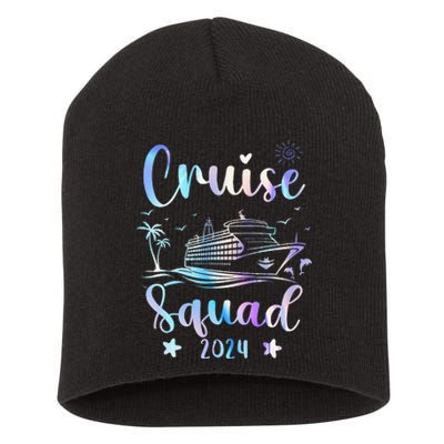 Cruise Squad 2024 Matching Family Vacation Short Acrylic Beanie