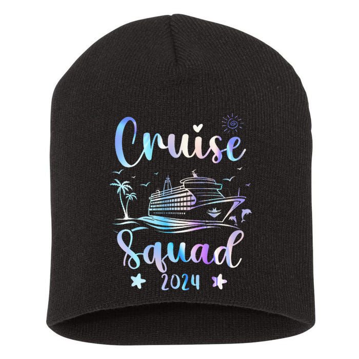 Cruise Squad 2024 Matching Family Vacation Short Acrylic Beanie