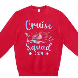 Cruise Squad 2024 Matching Family Vacation Premium Crewneck Sweatshirt