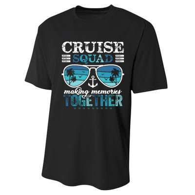 Cruise Squad 2025 Making Memories Together Trip Vacation Performance Sprint T-Shirt