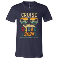 Cruise Squad 2024 Family Vacation Matching Group Summer V-Neck T-Shirt