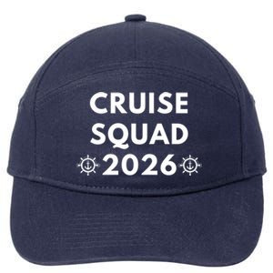 Cruise Squad 2026 Cruising Vacation Trip Family Matching Cute Gift 7-Panel Snapback Hat