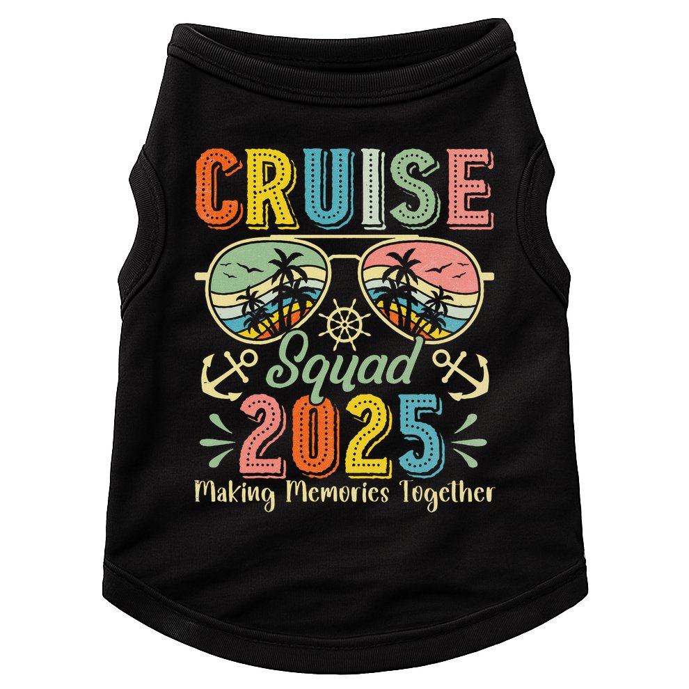 Cruise Squad 2025 Family Group Matching Summer Vacation Doggie Tank