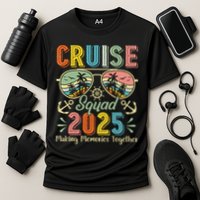 Cruise Squad 2025 Family Group Matching Summer Vacation Cooling Performance Crew T-Shirt