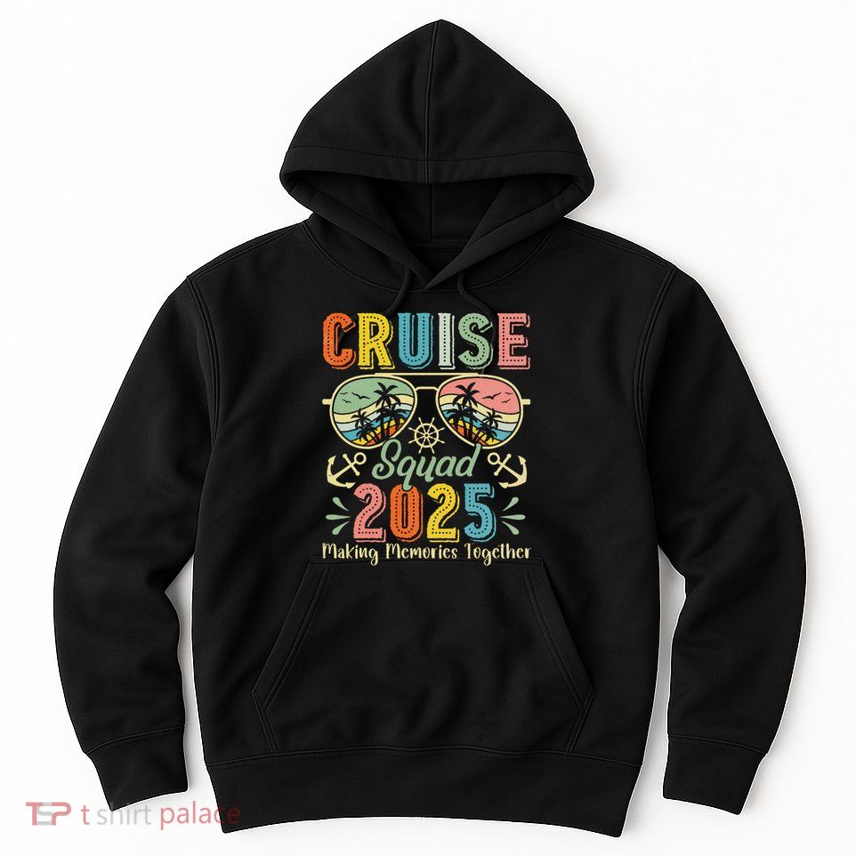 Cruise Squad 2025 Family Group Matching Summer Vacation Hoodie