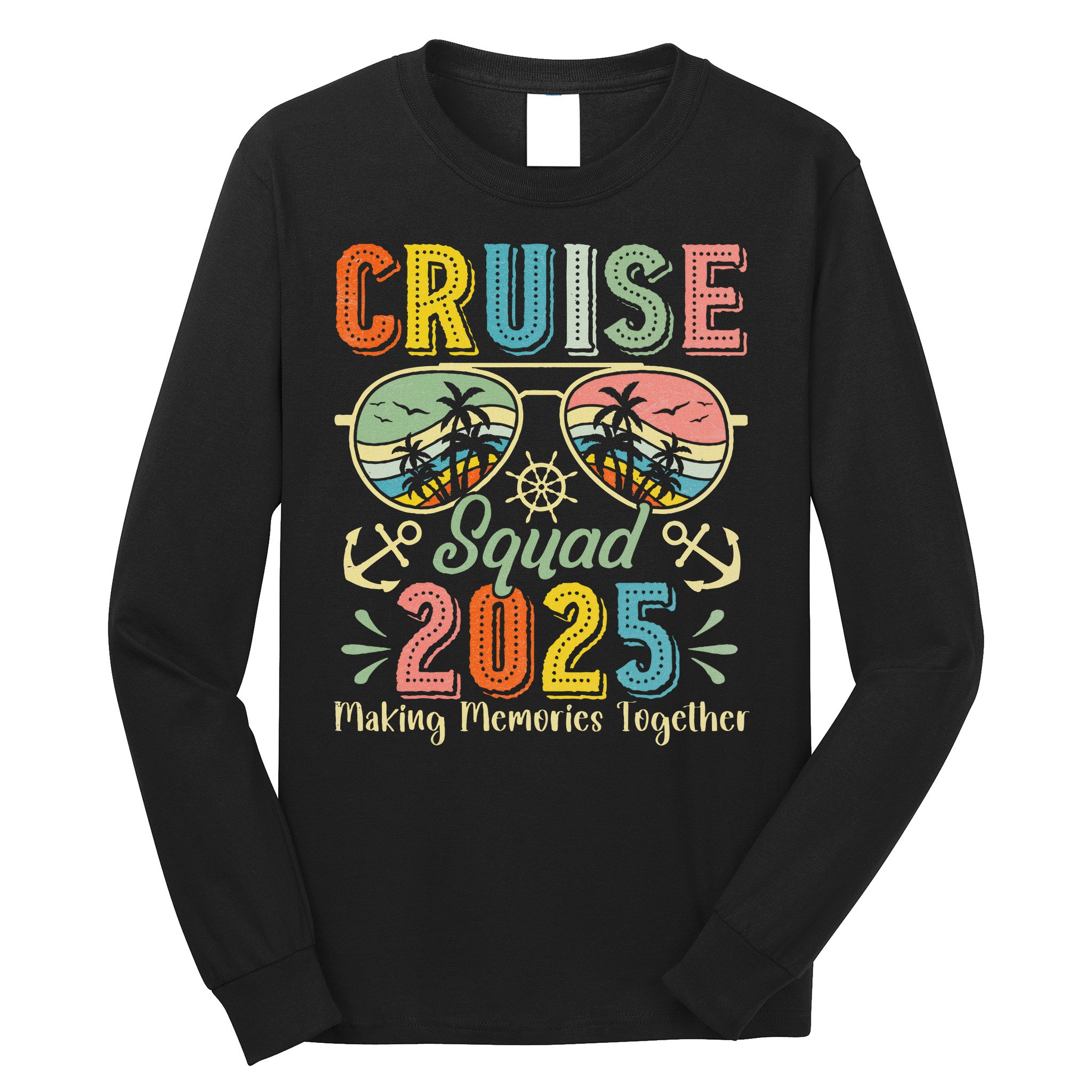 Cruise Squad 2025 Family Group Matching Summer Vacation Long Sleeve Shirt