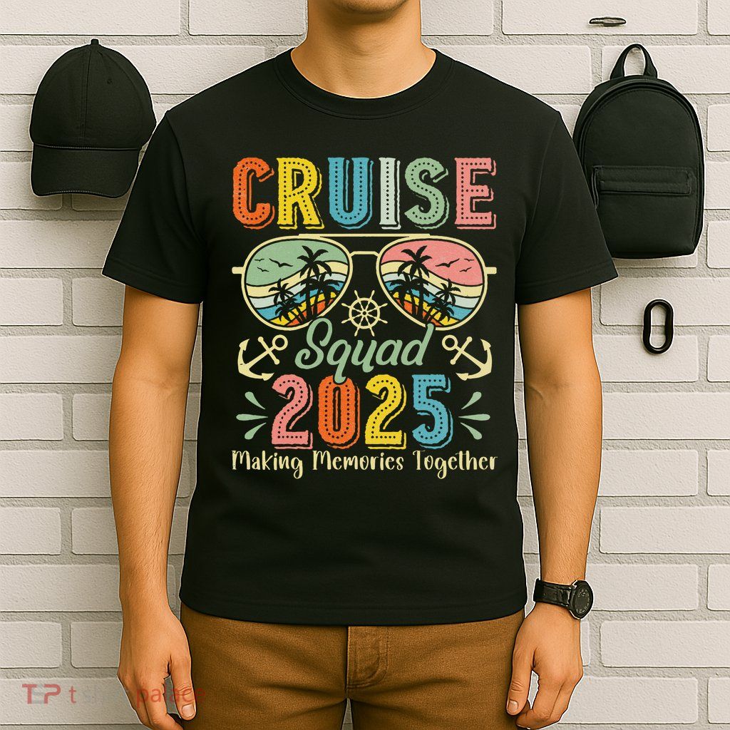 Cruise Squad 2025 Family Group Matching Summer Vacation T-Shirt