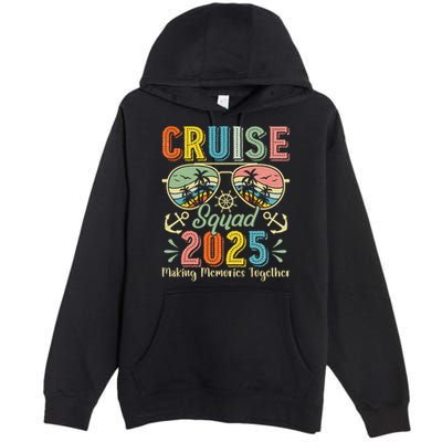 Cruise Squad 2025 Family Group Matching Summer Vacation Premium Pullover Hoodie