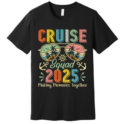Cruise Squad 2025 Family Group Matching Summer Vacation Premium T-Shirt
