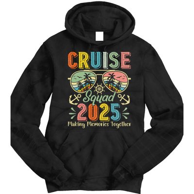 Cruise Squad 2025 Family Group Matching Summer Vacation Tie Dye Hoodie