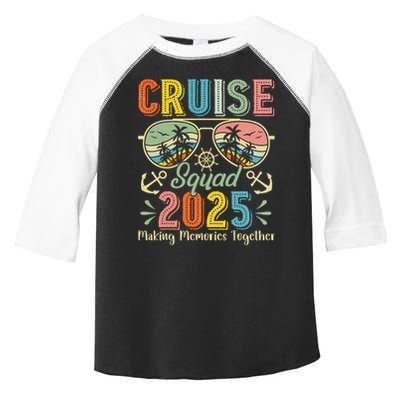 Cruise Squad 2025 Family Group Matching Summer Vacation Toddler Fine Jersey T-Shirt