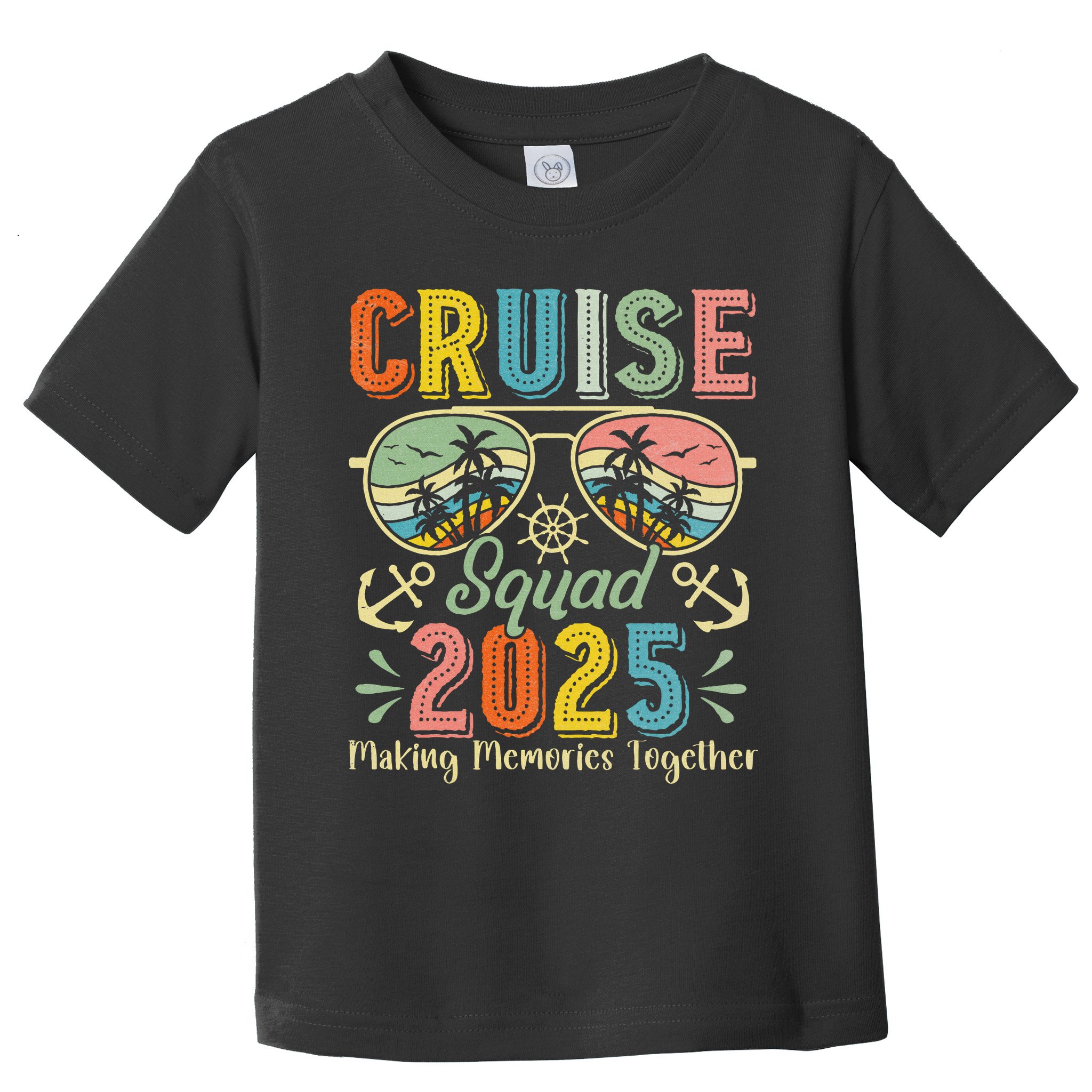 Cruise Squad 2025 Family Group Matching Summer Vacation Toddler T-Shirt