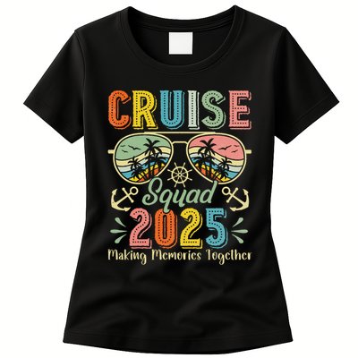Cruise Squad 2025 Family Group Matching Summer Vacation Womens T-Shirt