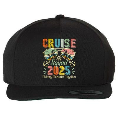 Cruise Squad 2025 Family Group Matching Summer Vacation Wool Snapback Cap
