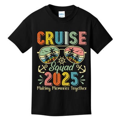 Cruise Squad 2025 Family Group Matching Summer Vacation Kids T-Shirt