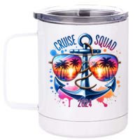 Cruise Squad 2024 Sunglass Matching Team 12 oz Stainless Steel Tumbler Cup