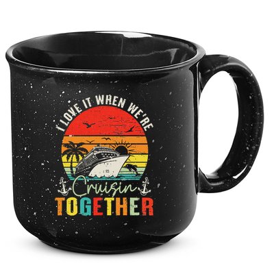 Cruise Squad 2025 Outfits Friends Family Couples Matching 15oz Campfire Ceramic Mug