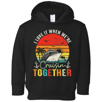 Cruise Squad 2025 Outfits Friends Family Couples Matching Toddler Hoodie