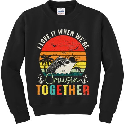 Cruise Squad 2025 Outfits Friends Family Couples Matching Kids Sweatshirt