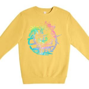 Cruise Squad 2024 Tropical Vacation Premium Crewneck Sweatshirt