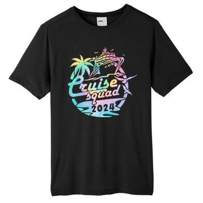 Cruise Squad 2024 Tropical Vacation Tall Fusion ChromaSoft Performance T-Shirt