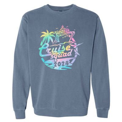 Cruise Squad 2024 Tropical Vacation Garment-Dyed Sweatshirt