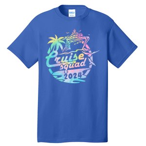 Cruise Squad 2024 Tropical Vacation Tall T-Shirt