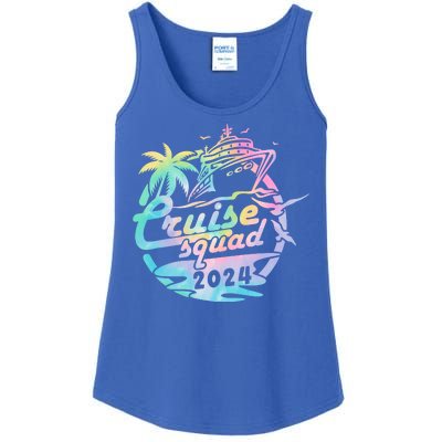 Cruise Squad 2024 Tropical Vacation Ladies Essential Tank