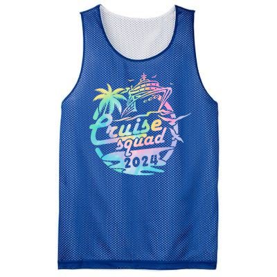 Cruise Squad 2024 Tropical Vacation Mesh Reversible Basketball Jersey Tank