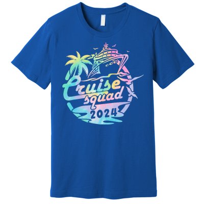 Cruise Squad 2024 Tropical Vacation Premium T-Shirt