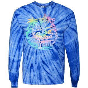 Cruise Squad 2024 Tropical Vacation Tie-Dye Long Sleeve Shirt