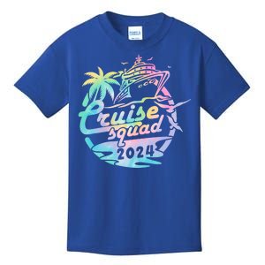 Cruise Squad 2024 Tropical Vacation Kids T-Shirt