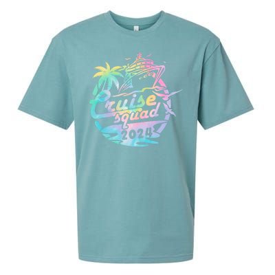 Cruise Squad 2024 Tropical Vacation Sueded Cloud Jersey T-Shirt