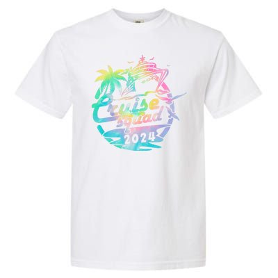 Cruise Squad 2024 Tropical Vacation Garment-Dyed Heavyweight T-Shirt