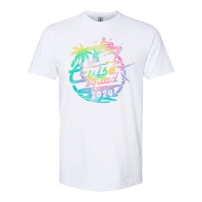 Cruise Squad 2024 Tropical Vacation Softstyle® CVC T-Shirt