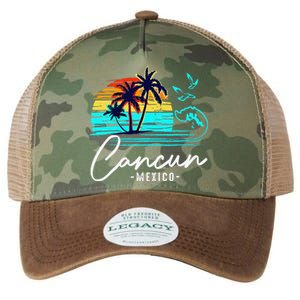 Cancun Souvenir 2024 Mexico Vacation Matching Family Group Legacy Tie Dye Trucker Hat