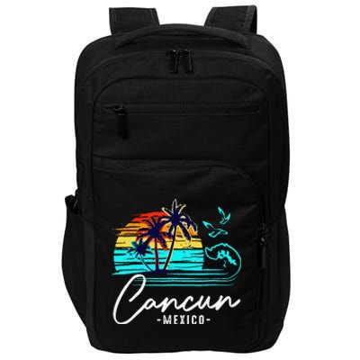 Cancun Souvenir 2024 Mexico Vacation Matching Family Group Impact Tech Backpack