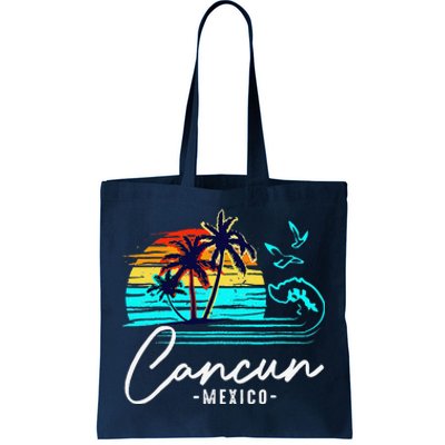 Cancun Souvenir 2024 Mexico Vacation Matching Family Group Tote Bag