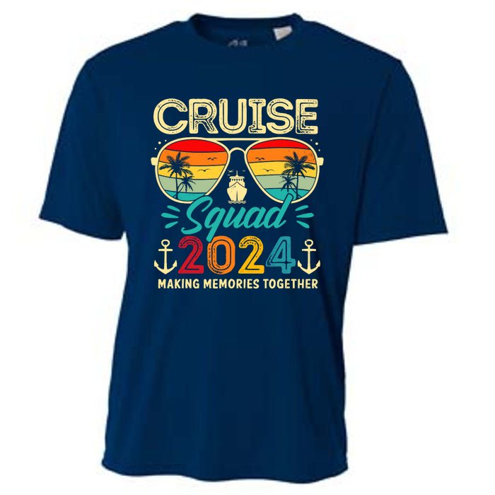 Cruise Squad 2024 Family Group Matching Summer Vacation Cooling Performance Crew T-Shirt