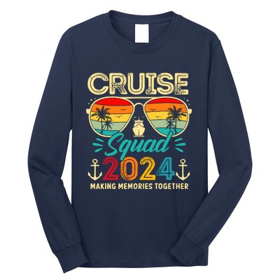 Cruise Squad 2024 Family Group Matching Summer Vacation Long Sleeve Shirt