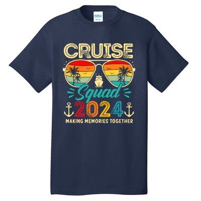 Cruise Squad 2024 Family Group Matching Summer Vacation Tall T-Shirt