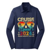 Cruise Squad 2024 Family Group Matching Summer Vacation Silk Touch Performance Long Sleeve Polo