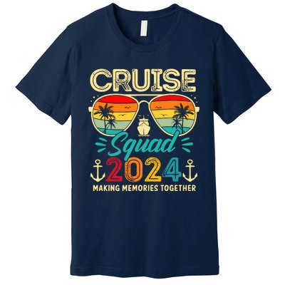 Cruise Squad 2024 Family Group Matching Summer Vacation Premium T-Shirt