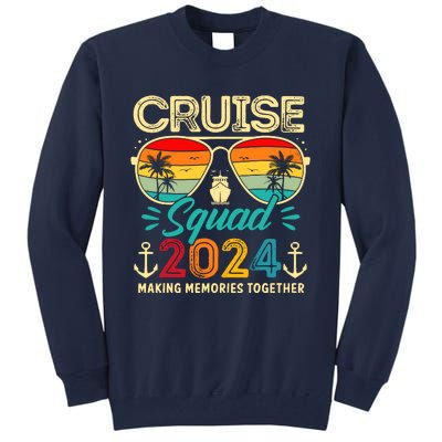 Cruise Squad 2024 Family Group Matching Summer Vacation Tall Sweatshirt