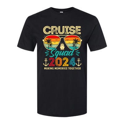 Cruise Squad 2024 Family Group Matching Summer Vacation Softstyle® CVC T-Shirt