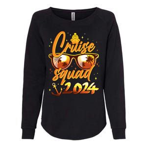 Cruise Squad 2024 Family Friends Vacation Womens California Wash Sweatshirt