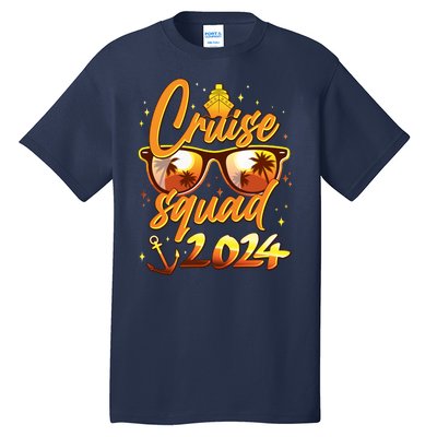 Cruise Squad 2024 Family Friends Vacation Tall T-Shirt